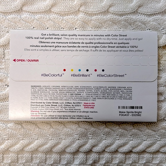 Color Street Holiday Nails - Make Spirits Bright - Picture 9 of 9